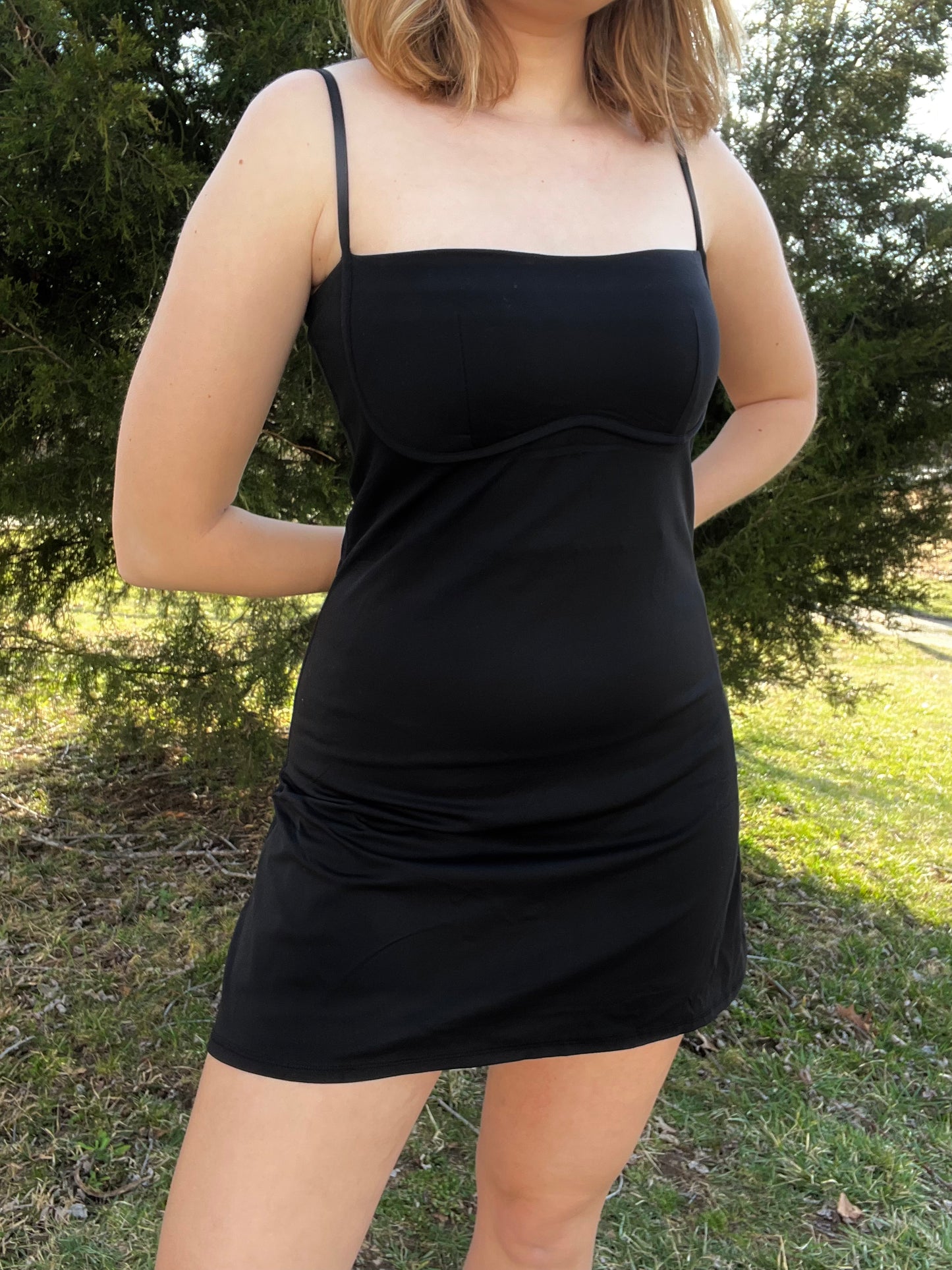 Midnight Black Exercise Dress
