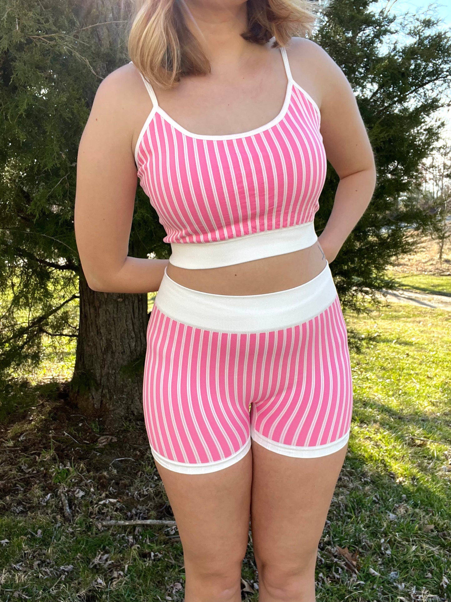 Pretty in Pink Top and Shorts Set